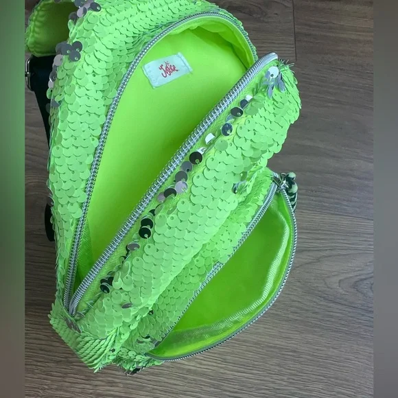 NWT JUSTICE | Girl’s dome sling bag in lime - Picture 8 of 8